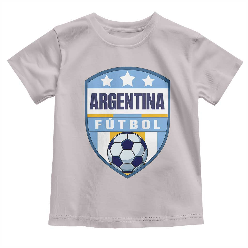 Argentina Soccer Football Toddler T Shirt Argentinian Football Game Day Supporter TS14 Ice Gray Print Your Wear