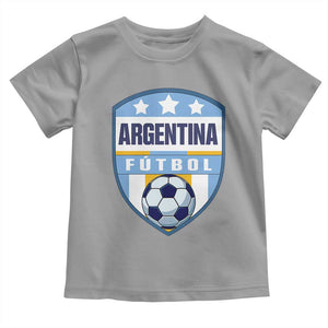 Argentina Soccer Football Toddler T Shirt Argentinian Football Game Day Supporter TS14 Sport Gray Print Your Wear