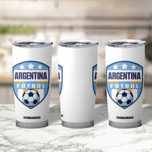 Argentina Soccer Football Tumbler Cup Argentinian Football Game Day Supporter TS14 Print Your Wear