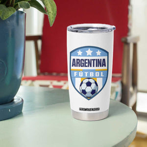 Argentina Soccer Football Tumbler Cup Argentinian Football Game Day Supporter TS14 Print Your Wear
