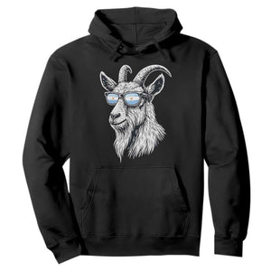 Cool Goat With Sunglasses Argentinian Flag Hoodie Argentina Soccer Football Game Day Supporter TS14 Black Print Your Wear