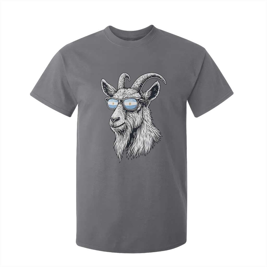 Cool Goat With Sunglasses Argentinian Flag T Shirt For Kid Argentina Soccer Football Game Day Supporter TS14 Print Your Wear