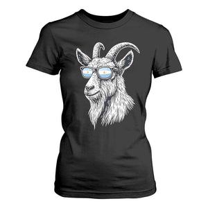 Cool Goat With Sunglasses Argentinian Flag T Shirt For Women Argentina Soccer Football Game Day Supporter TS14 Black Print Your Wear