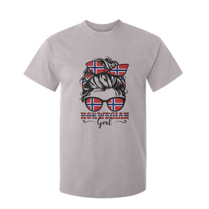 Norway Messy Bun Girl Norwegian Flag T Shirt For Kid TS14 Print Your Wear