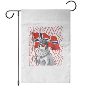 Norwegian Forest Cat Norway Flag Norge Pride Garden Flag TS14 White Print Your Wear