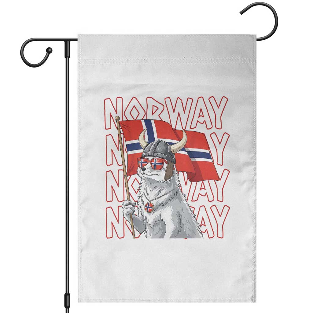 Norwegian Forest Cat Norway Flag Norge Pride Garden Flag TS14 White Print Your Wear