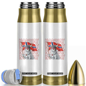 Norwegian Forest Cat Norway Flag Norge Pride Bullet Tumbler TS14 White Print Your Wear
