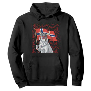 Norwegian Forest Cat Norway Flag Norge Pride Hoodie TS14 Black Print Your Wear