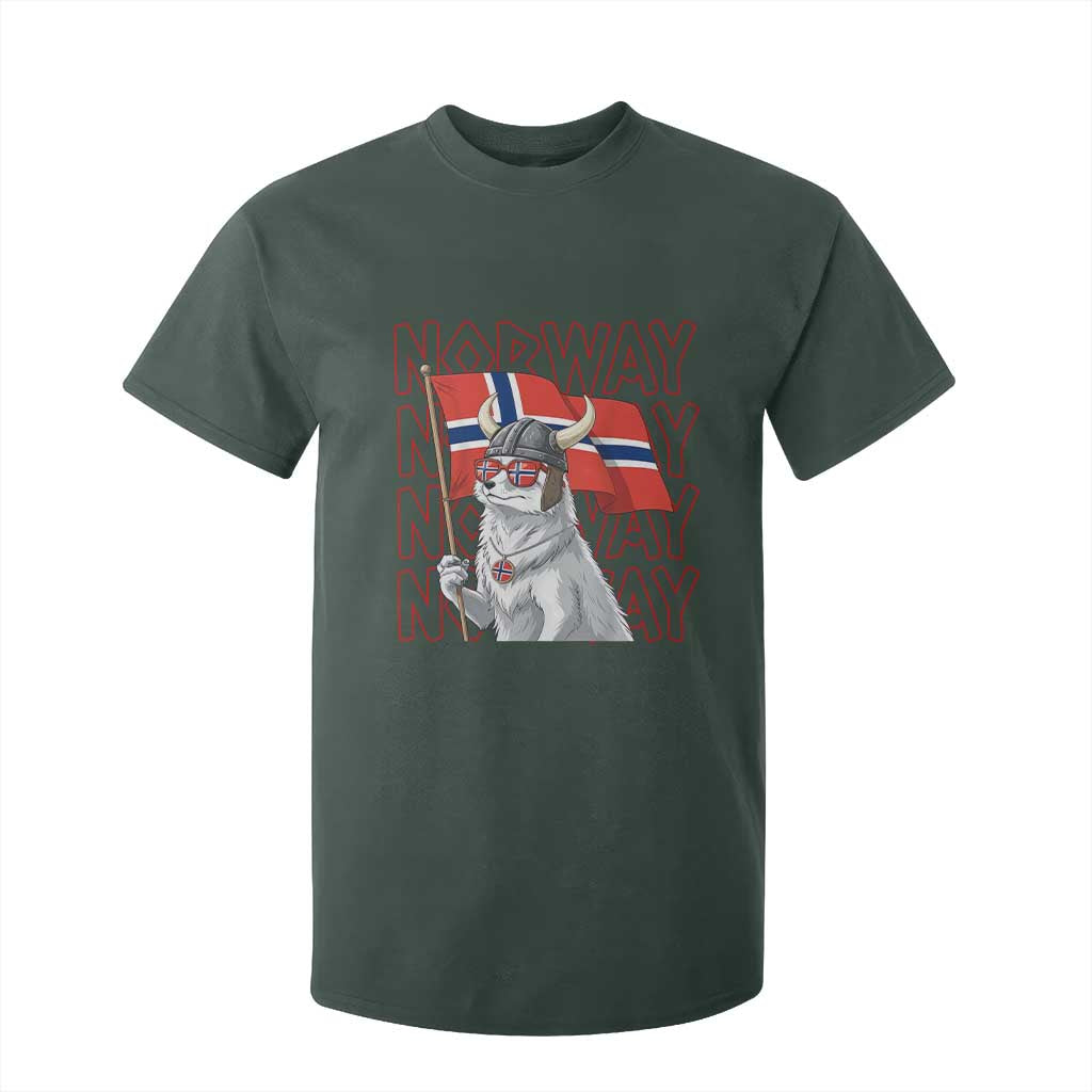 Norwegian Forest Cat Norway Flag Norge Pride T Shirt For Kid TS14 Print Your Wear