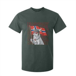 Norwegian Forest Cat Norway Flag Norge Pride T Shirt For Kid TS14 Print Your Wear