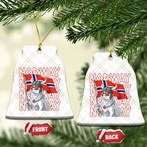 Norwegian Forest Cat Norway Flag Norge Pride Ceramic Ornament TS14 Print Your Wear
