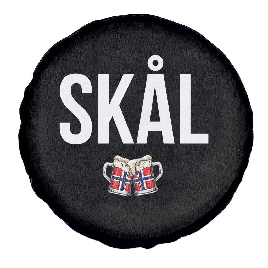 Skål Cheers in Norwegian Norway Spare Tire Cover Funny Drinking Beer Norwegian Scandinavian TS14 Print Your Wear