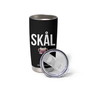 Skål Cheers in Norwegian Norway Tumbler Cup Funny Drinking Beer Norwegian Scandinavian TS14 Print Your Wear