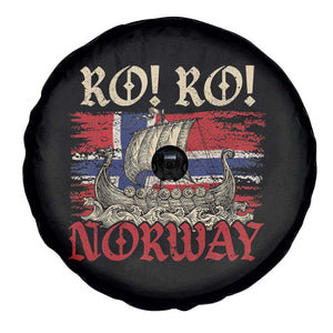 Ro Ro Norwegian Viking Ship Norway Flag Spare Tire Cover TS14 Print Your Wear