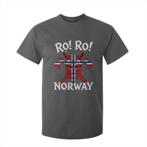 Ro Ro Norwegian Viking Blood Skull Norway Flag Pride T Shirt For Kid TS14 Dark Heather Print Your Wear