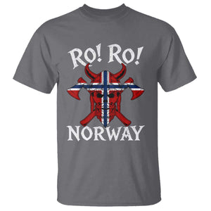 Ro Ro Norwegian Viking Blood Skull Norway Flag Pride T Shirt TS14 Charcoal Print Your Wear