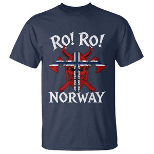 Ro Ro Norwegian Viking Blood Skull Norway Flag Pride T Shirt TS14 Navy Print Your Wear