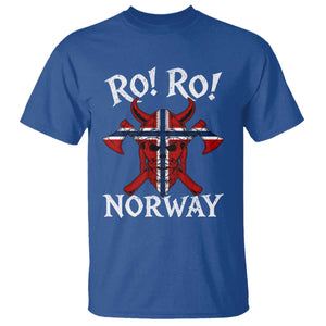 Ro Ro Norwegian Viking Blood Skull Norway Flag Pride T Shirt TS14 Royal Blue Print Your Wear