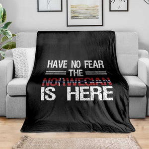 Have No Fear The Norwegian is Here Throw Blanket Funny Norway Herriatge Gift TS14 Print Your Wear