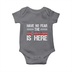 Have No Fear The Norwegian is Here Baby Onesie Funny Norway Herriatge Gift TS14 Charcoal Print Your Wear