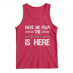 Have No Fear The Norwegian is Here Tank Top Funny Norway Herriatge Gift TS14 Red Print Your Wear