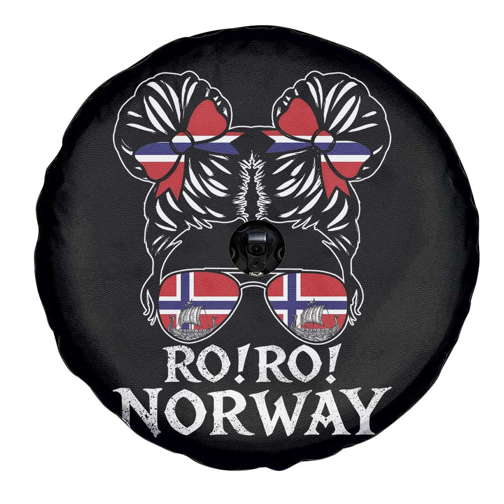 Ro Ro Norwegian Viking Ship Messy Bun Girl Spare Tire Cover TS14 Print Your Wear