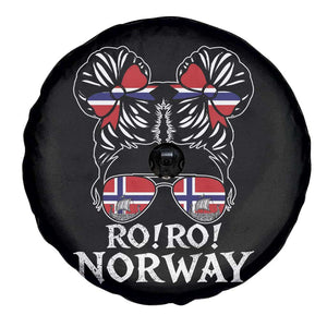 Ro Ro Norwegian Viking Ship Messy Bun Girl Spare Tire Cover TS14 Print Your Wear