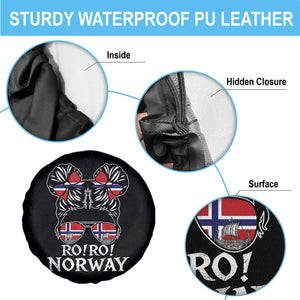 Ro Ro Norwegian Viking Ship Messy Bun Girl Spare Tire Cover TS14 Print Your Wear