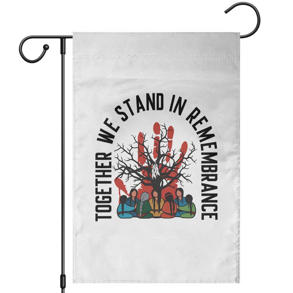 Native American Orange Unity Day Garden Flag Together We Stand In Remembrance TS14 White Print Your Wear