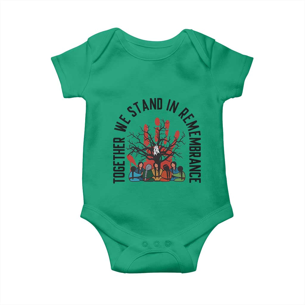 Native American Orange Unity Day Baby Onesie Together We Stand In Remembrance TS14 Irish Green Print Your Wear