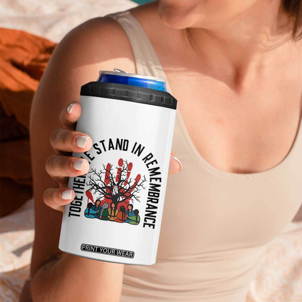 Native American Orange Unity Day 4 in 1 Can Cooler Tumbler Together We Stand In Remembrance TS14 Print Your Wear