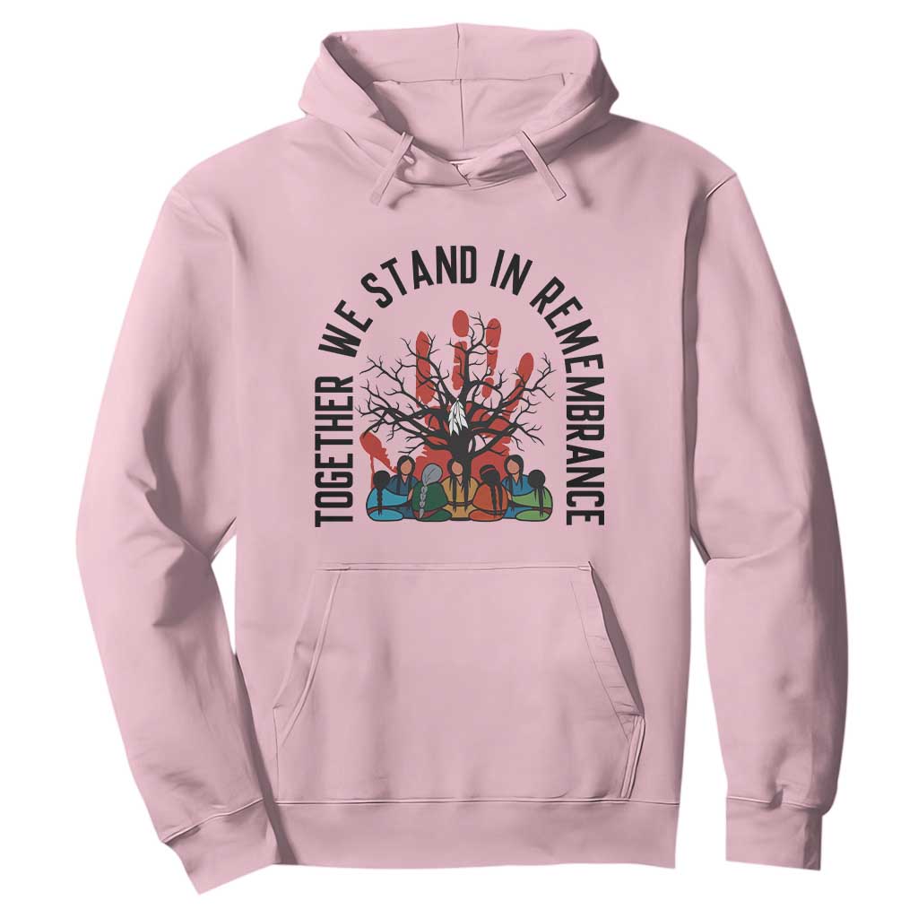 Native American Orange Unity Day Hoodie Together We Stand In Remembrance TS14 Light Pink Print Your Wear