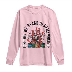 Native American Orange Unity Day Long Sleeve Shirt Together We Stand In Remembrance TS14 Light Pink Print Your Wear