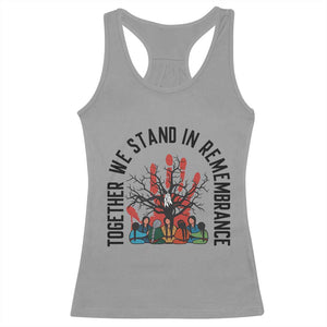 Native American Orange Unity Day Racerback Tank Top Together We Stand In Remembrance TS14 Sport Gray Print Your Wear