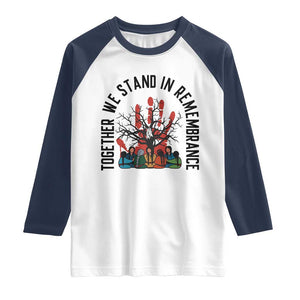 Native American Orange Unity Day Raglan Shirt Together We Stand In Remembrance TS14 White Navy Print Your Wear