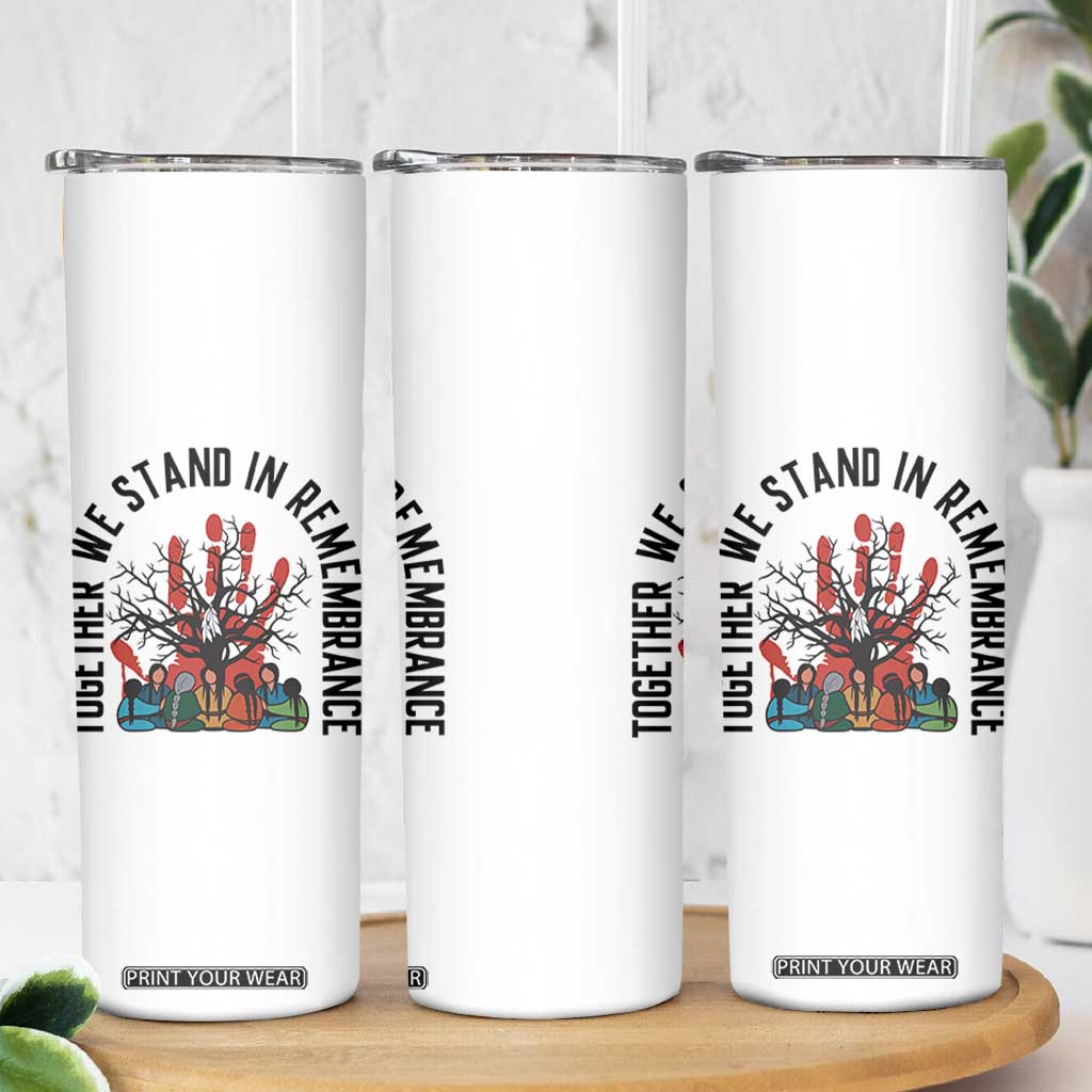 Native American Orange Unity Day Skinny Tumbler Together We Stand In Remembrance TS14 Print Your Wear