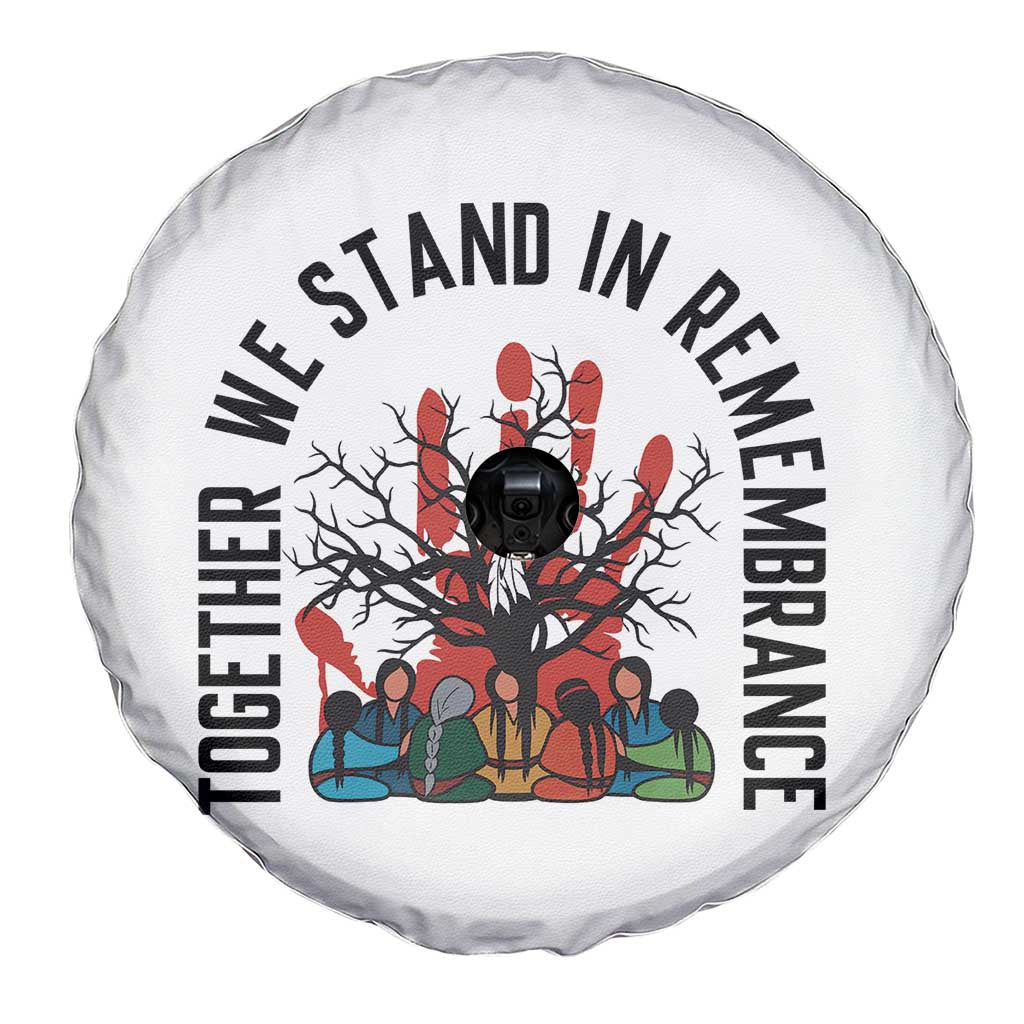 Native American Orange Unity Day Spare Tire Cover Together We Stand In Remembrance TS14 Print Your Wear