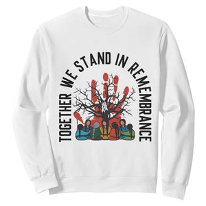 Native American Orange Unity Day Sweatshirt Together We Stand In Remembrance TS14 White Print Your Wear