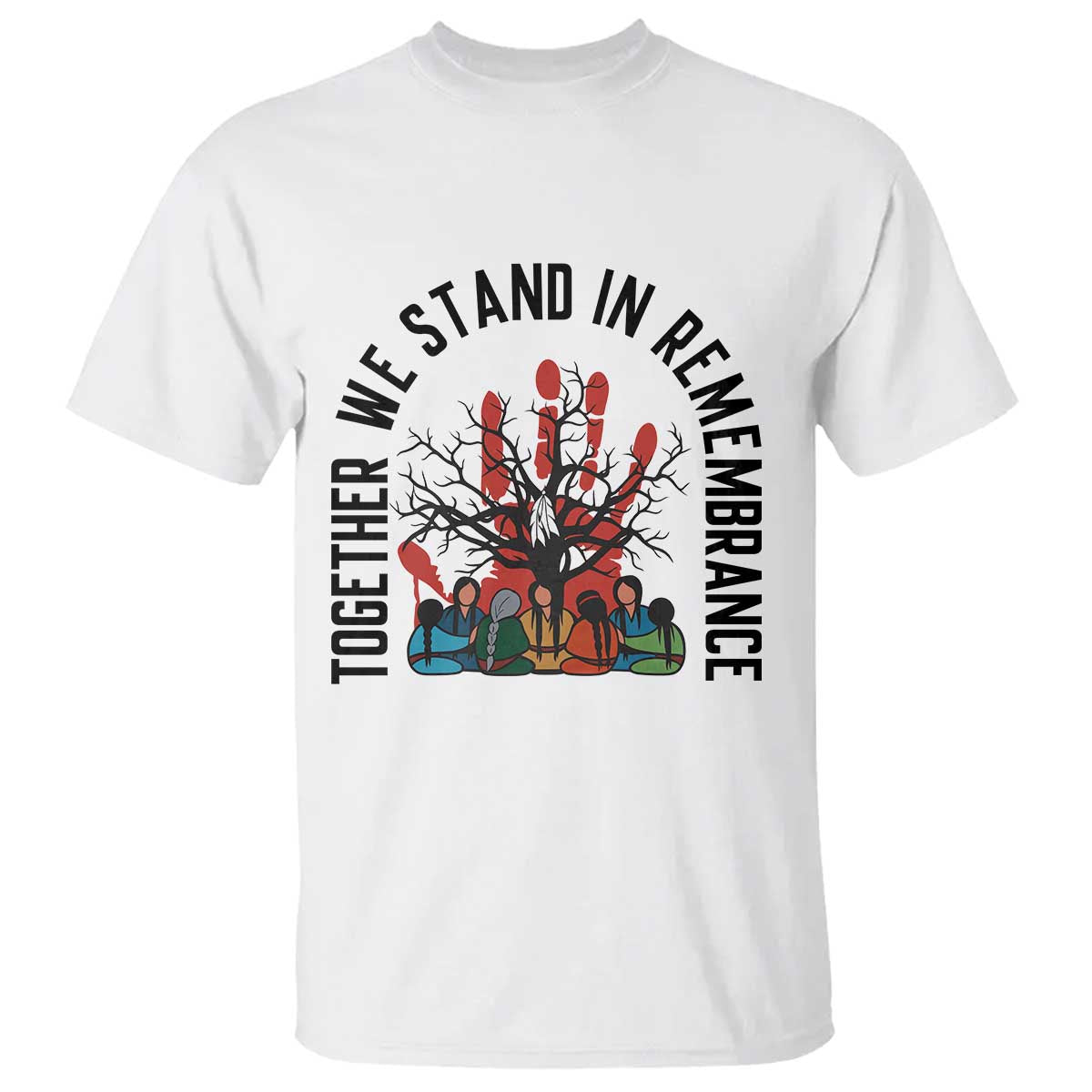 Native American Orange Unity Day T Shirt Together We Stand In Remembrance TS14 White Print Your Wear