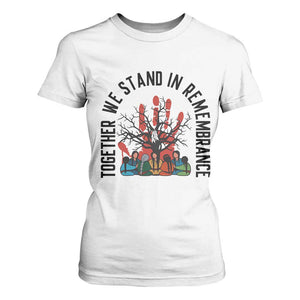 Native American Orange Unity Day T Shirt For Women Together We Stand In Remembrance TS14 White Print Your Wear