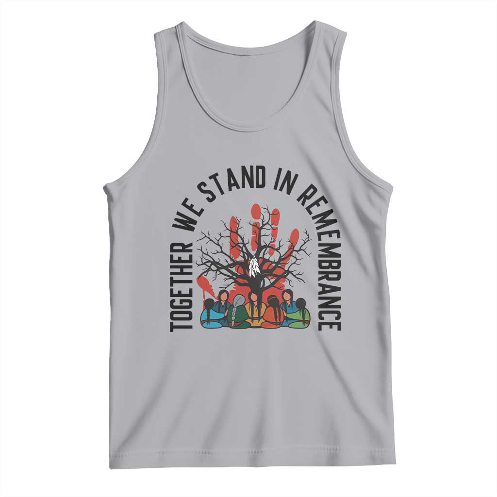 Native American Orange Unity Day Tank Top Together We Stand In Remembrance TS14 Athletic Heather Print Your Wear