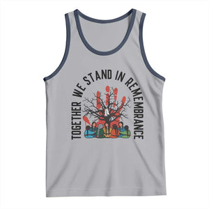 Native American Orange Unity Day Tank Top Together We Stand In Remembrance TS14 Athletic Heather Navy Print Your Wear
