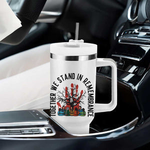Native American Orange Unity Day Tumbler With Handle Together We Stand In Remembrance TS14 Print Your Wear