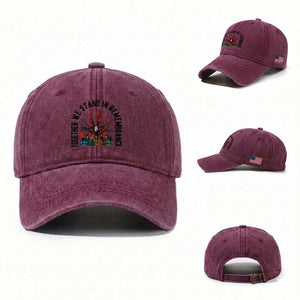 Native American Orange Unity Day Washed Cotton Baseball Cap Together We Stand In Remembrance TS14 Washed Cap Universal Fit Burgundy Print Your Wear