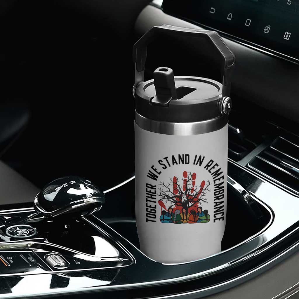 Native American Orange Unity Day Flip Straw Tumbler Together We Stand In Remembrance TS14 Print Your Wear