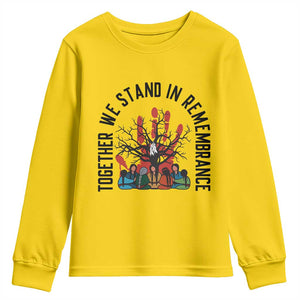 Native American Orange Unity Day Youth Sweatshirt Together We Stand In Remembrance TS14 Daisy Print Your Wear