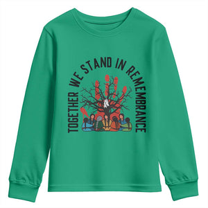 Native American Orange Unity Day Youth Sweatshirt Together We Stand In Remembrance TS14 Irish Green Print Your Wear