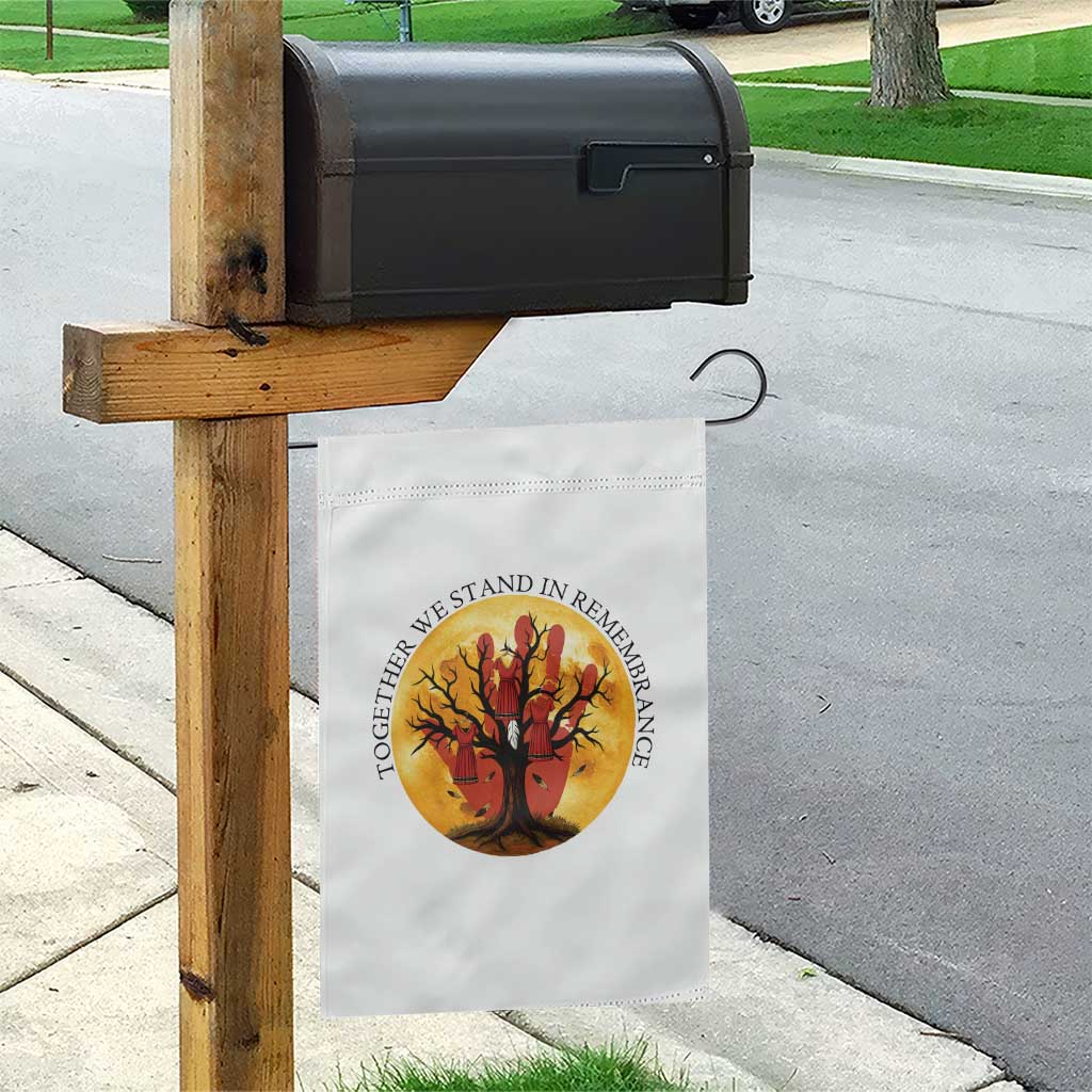 MMIW Red Hand Indigenous Native American Garden Flag Together We Stand In Remembrance TS14 Print Your Wear