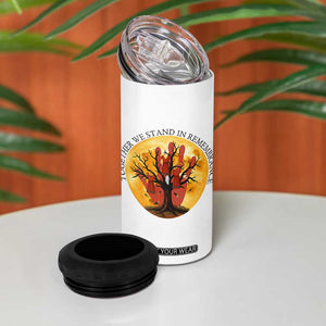 MMIW Red Hand Indigenous Native American 4 in 1 Can Cooler Tumbler Together We Stand In Remembrance TS14 Print Your Wear