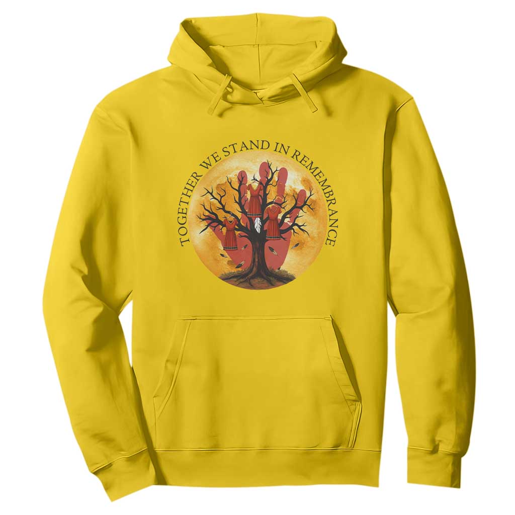 MMIW Red Hand Indigenous Native American Hoodie Together We Stand In Remembrance TS14 Daisy Print Your Wear